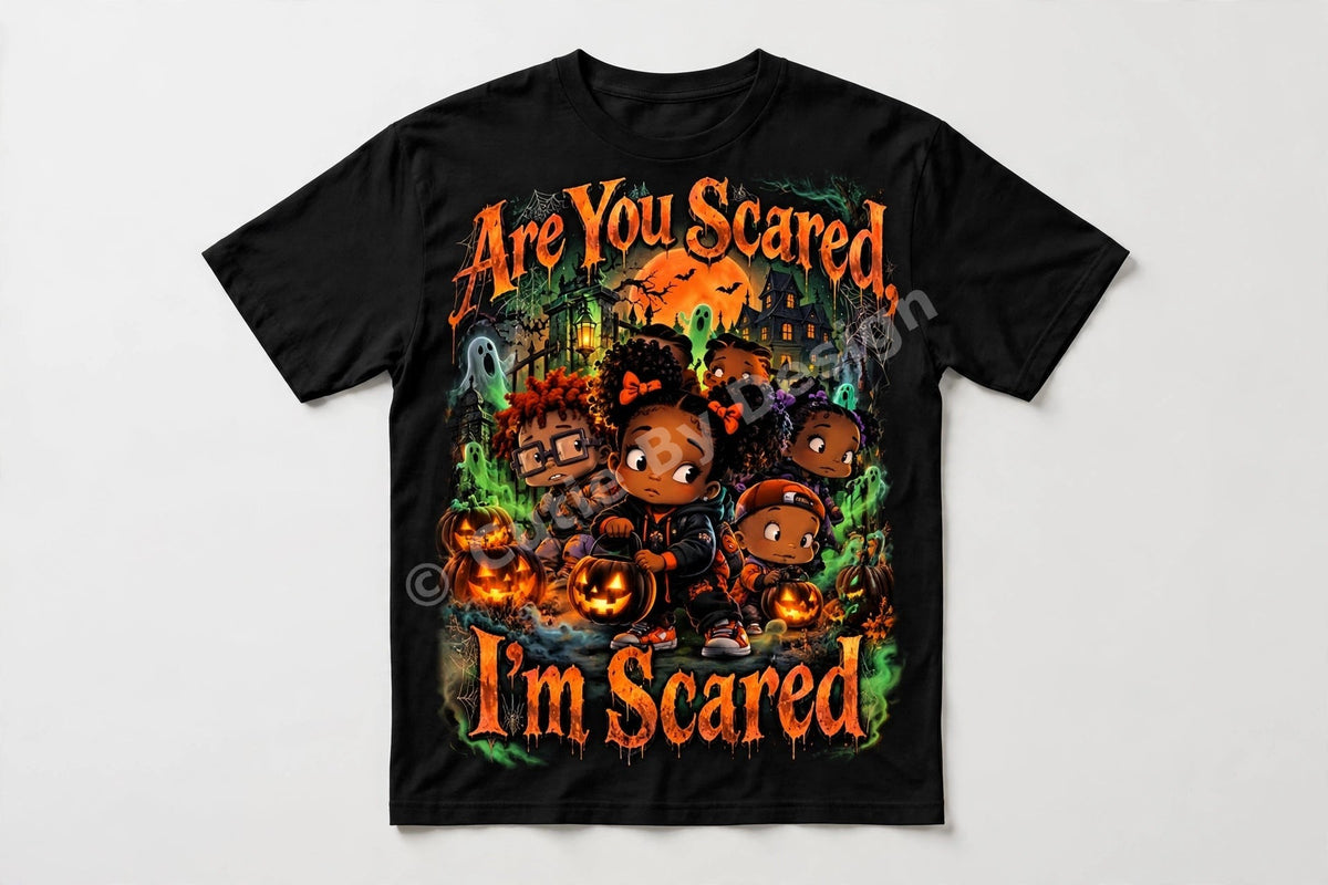 Are You Scared I'm Scared Halloween Tee – Trick or Treat Night