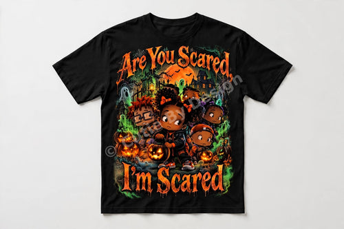 Are You Scared I'm Scared Halloween Tee – Trick or Treat Night