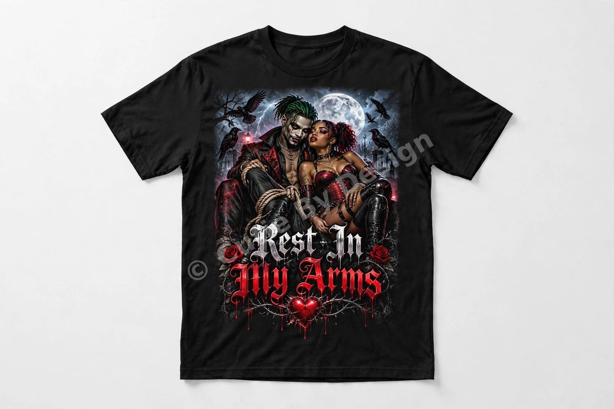 Rest In My Arms Halloween Tee – Dark Roses