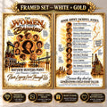 Bayview Legacy White and Gold 16x20 Framed Art Set